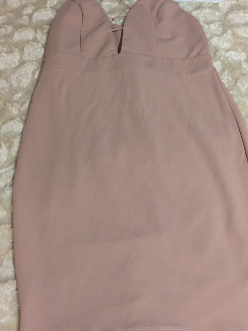 Blush Pink Mini Dress